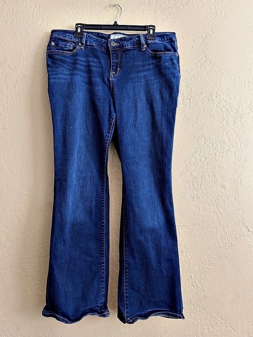 TORRID Relaxed Boot Bootcut Jeans in Blue Waist 18R